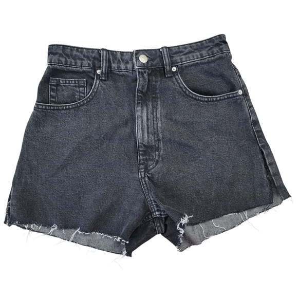 Zara Pants - Zara Black Jean Shorts High-Waisted Distressed